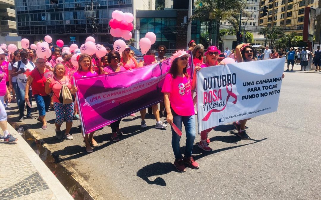 Hospital Oftalmológico Santa Beatriz participa da Caminhada Oficial Outubro Rosa Niterói.